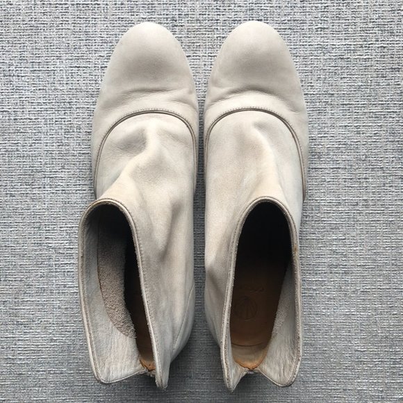 Coclico Soft Suede Beige Isla Booties - Picture 2 of 7